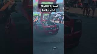 Twin Turbo Diesel in a Lamborghini [upl. by Anniahs]