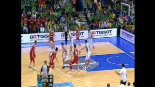 SrbijaTurska 6867 eurobasket 2011 poslednja 3 minuta Serbia Turkey last 3 minutes [upl. by Sherr]