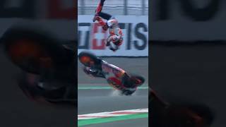 Marc Marquez sees double after a crash 💥👀 [upl. by Atlee643]