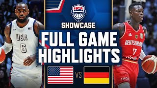 USA vs GERMANY  USAB SHOWCASE  FULL GAME HIGHLIGHTS  July 22 2024 [upl. by Mala268]