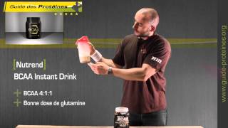 BCAA Instant 411  Glutamine de Nutrend  Test amp Avis  Acides aminés pour la musculation [upl. by Sartin]