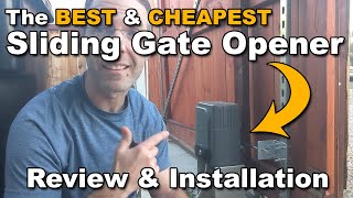 The Best Sliding Gate Opener The Affordable COZ Sliding Gate Opener Review amp Installation Guide [upl. by Razaele204]