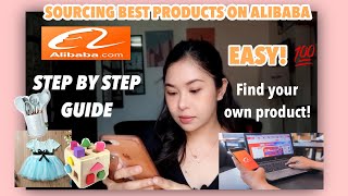 ALIBABA STEP BY STEP GUIDE  Searching for business products EASY 💯 [upl. by Athiste]