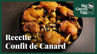 Confit de Canard  Recette  Big Green Egg France [upl. by Fernald]