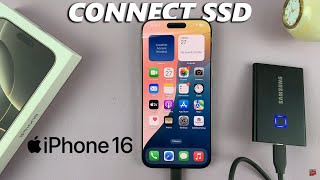 How To Connect SSD To iPhone 16  16 Pro [upl. by Bergstrom]