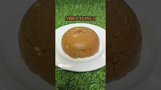 Millet Halwa 🔥🥣easycooking healthyfood viral dessert millet halwa nosugar [upl. by Wentworth]