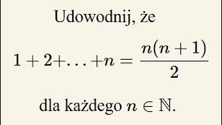 Indukcja matematyczna  omówienie na przykładzie [upl. by Nolos]