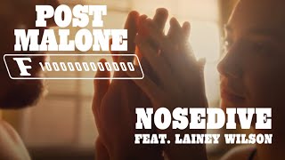 Post Malone  Nosedive Music Video feat Lainey Wilson [upl. by Eimirej387]