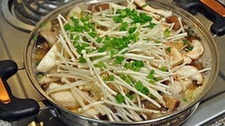 Recipe for Korean Mushroom stew Beoseot jeongol 버섯전골 [upl. by Francine]