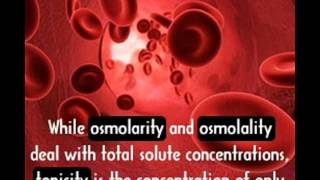 Osmolarity Vs Osmolality Vs Tonicity [upl. by Ahsinit626]