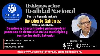 Hablemos sobre Realidad Nacional con Dagoberto Gutiérrez [upl. by Neron890]