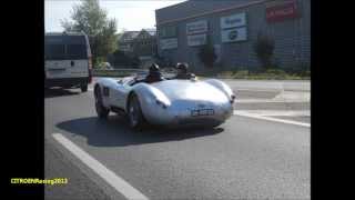 Video  JAGUAR type C XK120C sound 195153 double vainceur 24 heures du Mans morges HD [upl. by Ahsinehs]