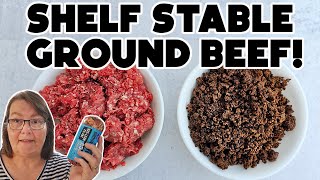 Dehydrate Ground Beef for ShelfStable Meat for Your Pantry [upl. by Poll]