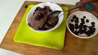 No condensed milk chocolate icecream recipe Easy chocolate icecream recipe Only 4 ingredients [upl. by Willem]