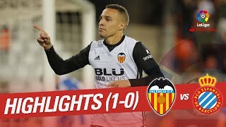 Resumen de Valencia CF vs RCD Espanyol 10 [upl. by Aicarg]