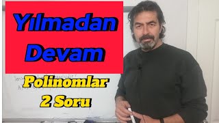 Yılmadan Devam  Polinomlar 2 Soru [upl. by Andrien957]