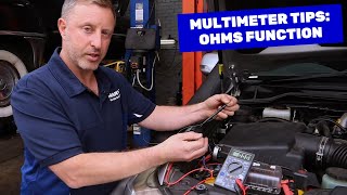 How to use a Multimeter  Ohms Function [upl. by Lynne]