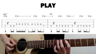 Maroon5 Girls Like You Guitar Lesson  Tabs [upl. by Kenweigh]