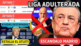 💥 ESCANDALO MADRID DESTAPAN AYUDAS de LALIGA CONFIRMANDO FAVORES del CALENDARIO EXPLOTA EL ATLETI [upl. by Nork]