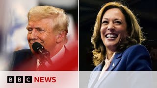 Donald Trump and Kamala Harris spar over muting debate microphones  BBC News [upl. by Graniela]