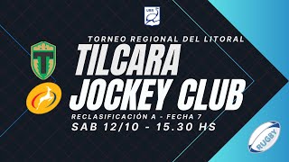 TILCARA PARANÁ VS JOCKEY CLUB VENADO TUERTO  FECHA 7  RECLASIF A  TRL [upl. by Hpejsoj661]