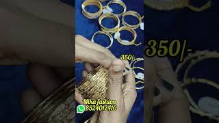 Micro plated bangles Set of 4 pc  350Daily Wear Collection [upl. by Dovev]