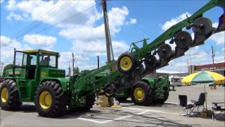 8020 John Deere with 8 Bottom Plow [upl. by Okia]