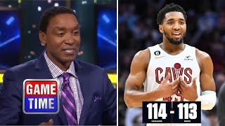 NBA Gametime  quotDonovan Mitchell is real a MONSTERquot Isiah Thomas on Cavs beat Bucks UNDEFEATED 70 [upl. by Leicam]