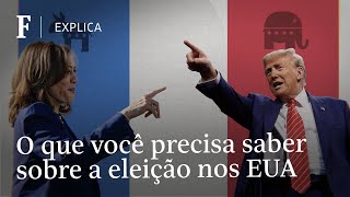 Entenda os principais pontos que estão movimentando as eleições nos EUA [upl. by Zillah463]