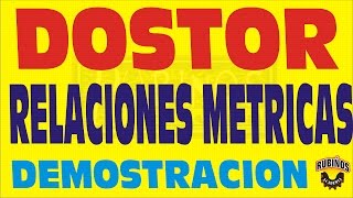 TEOREMA DE DOSTORRELACIONES METRICAS EN CUADRILATEROSDEMOSTRACION [upl. by Sirovat342]