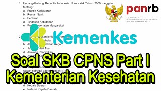 Soal SKB CPNS Kemenkes 2024 Part 1 [upl. by Solnit]