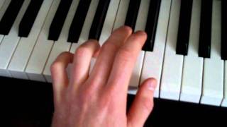 How to play axis of awesome 4 chords  accords song on piano [upl. by Gibbons]