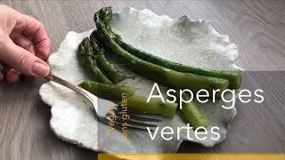 Asperges vertes comme au restaurant  asperges vertes meilleure cuisson [upl. by Nixie810]