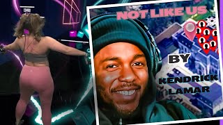 Not Like Us by Kendrick Lamar on Beat Saber [upl. by Scevor]