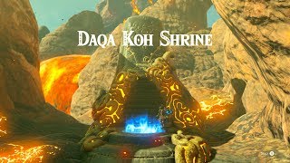 Zelda BOTW  101120 Daqa Koh Shrine Eldin Tower Region [upl. by Joachima308]