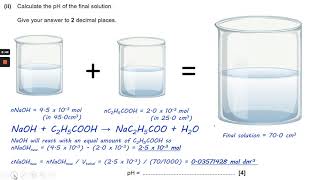 Calculating the pH of mixtures [upl. by Garvin]