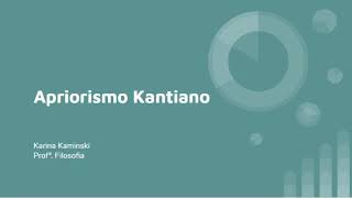 Apriorismo Kantiano [upl. by Infeld]