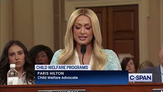 Paris Hilton opening statement on Child Welfare Programs [upl. by Hoon]