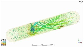 Desuperheater – Injection liquid trajectories [upl. by Skrap]