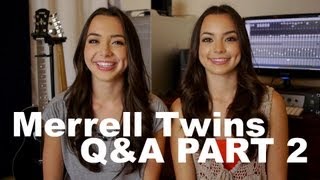 Merrell Twins  QampA Part 2 [upl. by Pirri842]