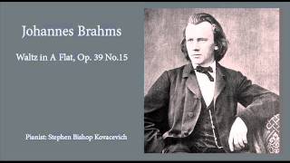 Johannes Brahms  Waltz in A Flat Op39 No15 Piano Solo [upl. by Shifrah]