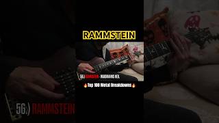 Top 100 Metal Breakdowns 🔥 Rammstein  Waidmanns heil shorts metal breakdown [upl. by Erma]