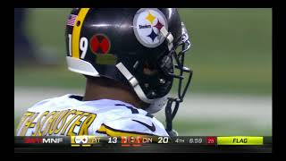 Juju vicious crack back block on Vontaze Burfict Steelers vs Bengals Week 13 [upl. by Ayaj]