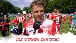 STIMMEN ZUM SPIEL  Greifswalder FC vs TSG Neustrelitz  Landespokal MV  Finale  Saison 2324 [upl. by Aedni889]