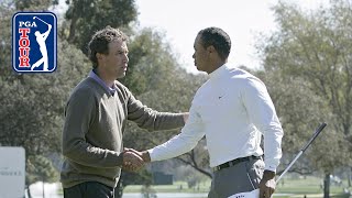 Tiger Woods defeats Stephen Ames 9amp8 at 2006 WGC–Dell Match Play [upl. by Aiykan289]