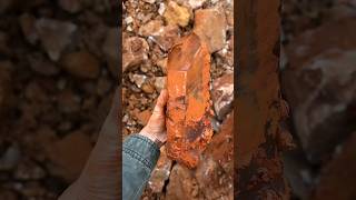 Finding crystal🔮😱😱crystals shortsfeed shortvideo treasure rock finding hunters hunting gems [upl. by Nickolas474]