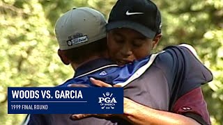 Tiger Woods vs Sergio Garcia  1999 PGA Championship [upl. by Clair342]