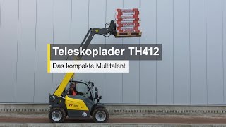 Wacker Neuson Teleskoplader TH412  Das kompakte Multitalent [upl. by Robbin]