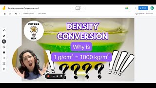 Why is 1gcm3  1000 kgm3 Density Conversion PHYSICS ROX  MS HOO EXPLAINS [upl. by Rice]