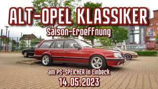 2 große internationale AltOpel Klassiker SaisonEröffnung am PSSPEICHER Einbeck 14052023 [upl. by Tebazile]